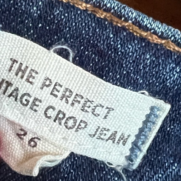 MADEWLL THE PERFECT VINTAGE CROP IN BELLBROOK WASH COMFORT STRETCH EDITION 26 - Picture 7 of 14